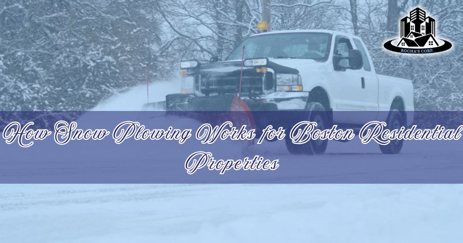 How Snow Plowing Works for Boston Residential Properties